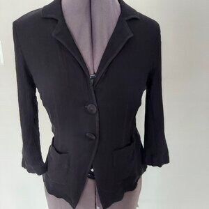 Eileen Fisher silk summer jacket. Size XS.
